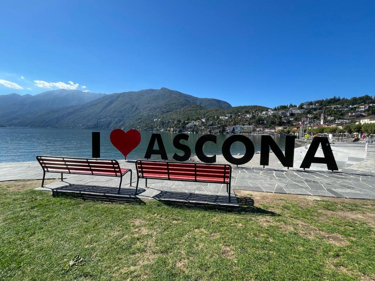 Ascona: Nostrana Apt. 1 Apartment Luaran gambar